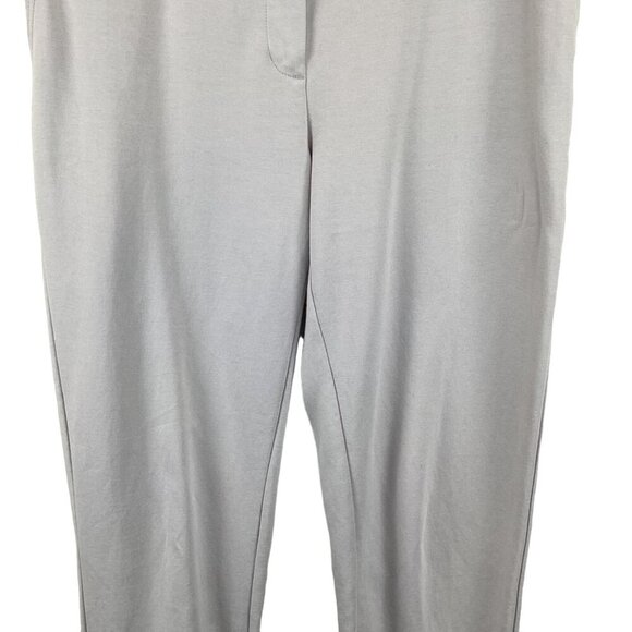 J  Jill Women's Light Gray Cropped Pants Size Small Stretch‎ Pockets Casual - Picture 5 of 10